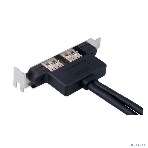 Планка USB 3.0 на заднюю панель низкопрофильная Cablexpert CC-USB3-RECEPTACLE-LP, 2 порта USB, фото8