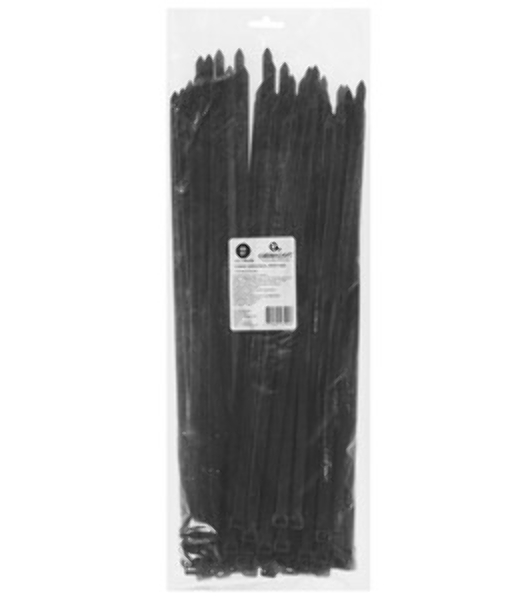 Стяжки Cablexpert NYT-400x9B пластиковые 400 мм х 9 мм, черные (100 шт.)