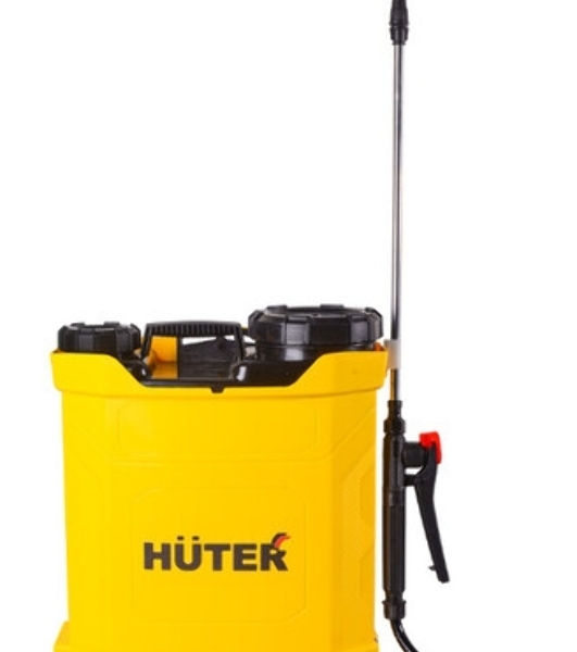 Опрыскиватель Huter SP SP-10AC аккум. ранц. 10л желтый/черный (70/13/52)