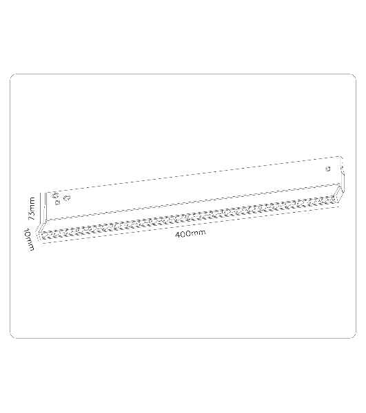 Трековый светильник GL2365 BK черный IP20 20W 3CCT 3000-6400K 48V 400*10*73
