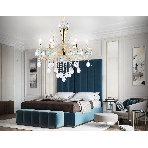 Светильник Ambrella light TR4923/6 GD/WH/BL золото/белый/голубой E14*6 max 40W D600*620, фото6