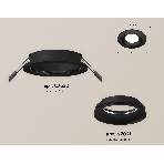Комплект встраиваемого светильника Ambrella light XC7622060 SBK черный песок MR16 GU5.3 (C7622, N7021), фото 1