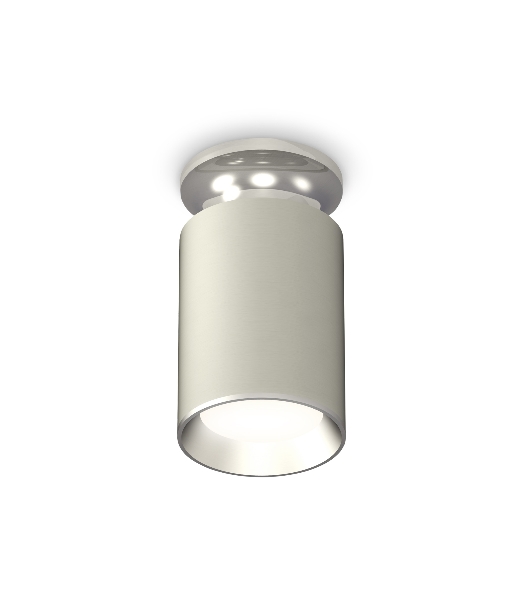Светильник Ambrella Light XS6314101 SGR/PSL серый песок/серебро полированное MR16 GU5.3 (N6903, C6314, N6104)