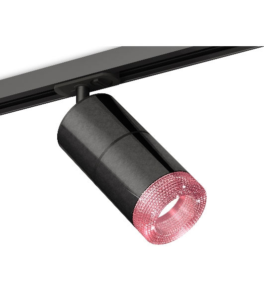Светильник Ambrella light XT7403003 DCH/PI/SBK черный хром/розовый/черный песок MR16 GU5.3