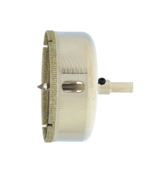 Сверло по керамической плитке и стеклу Сибртех, 70 х 55 мм, 6 гр.хв-к, с центр. сверлом