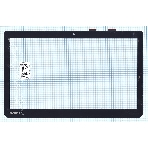 Сенсорное стекло (тачскрин) для Toshiba Satellite E45T-B S40T-B, черное, фото 1