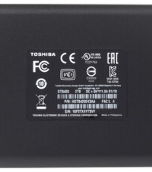 Внешний HDD 2.5' Toshiba Canvio Basics, 2TB, USB 3.2 Gen 1 Type-A, 5400 rpm, черный (аналог HDTb420EK3AA)