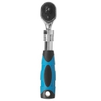 Ключ телескопический Gross 14074 трещоточный 1/4', 150-200 мм, CrV, хромир., 2-х комп. рукоятка, фото7