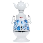 Самовар электрический CENTEK СТ-0091A Самовар Centek СТ-0091 A (белый+рисунок), 4.0л, 2300Вт, поддерж.t + LED индикатор, керам заварник, фото4