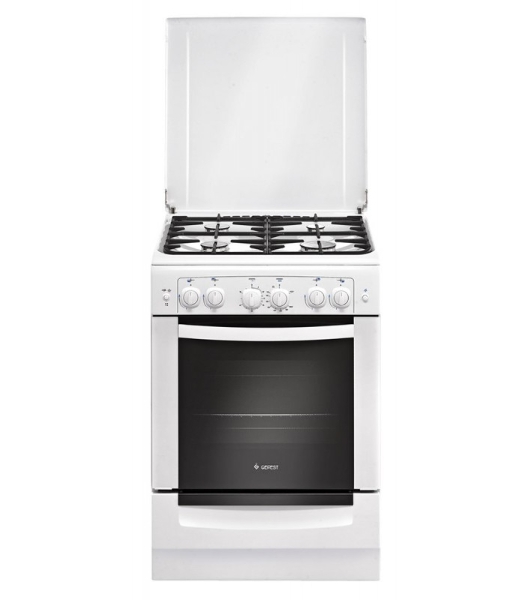 Плита газовая Gefest ПГ 6100-02 белый, конфорок 4 шт, духовка 52 л, 60 см x 85 см x 60 см