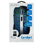 Мышь беспроводная Qumo Comfort M18 черный, 2400 dpi, радиоканал, USB, кнопки - 6, фото2
