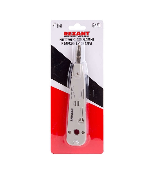 Инструмент для заделки и обрезки витой пары Rexant HT-3141, 110