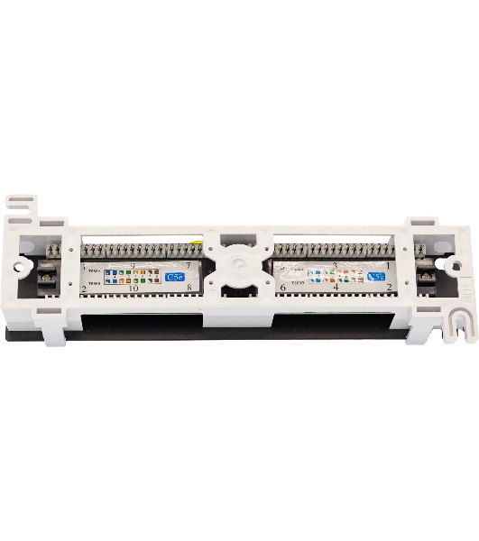 Патч-панель настенная 12хRJ-45, UTP, Cat.5e