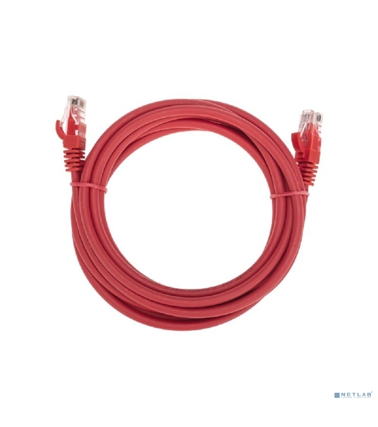 Патч-корд U/UTP Rexant cat.6, RJ45-RJ45, неэкранированный, 26AWG, LSZH, красный, 3 м