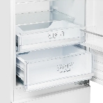 Встраиваемый холодильник Kuppersberg RBN 1760, High-Tech, объем 237 л, скользящий фасад, электронное управление, No Frost, антибактериальный пластик, звуковой сигнал при открытой дверце, перенавешиваемые двери, LED освещение, уровень шума 41 дБ, энергоэффективность А+, белый, фото5