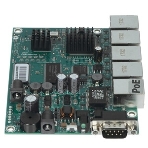 Плата маршрутизатора RB450Gx4 без корпуса RouterBOARD 450Gx4 with four core 716MHz Atheros CPU, 1 Gb RAM, 5 Gigabit LAN ports, PoE OUT on port #5, RouterOS L5, фото6