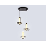 Подвесной светодиодный светильник Ambrella light LH31012/3 GR/SM серый/дымчатый 35W 3000K D450*1790, фото6