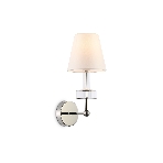 Настенный светильник Ambrella light LH71005 BN/WH никель/белый E14 max 40W 210*150*355, фото8
