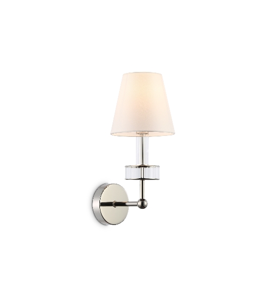 Настенный светильник Ambrella light LH71005 BN/WH никель/белый E14 max 40W 210*150*355