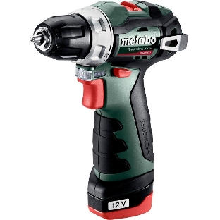 Дрель-шуруповерт Metabo PowerMaxx BS BL 12, 12 В, 2 Ач, 38 Нм, бесщеточный