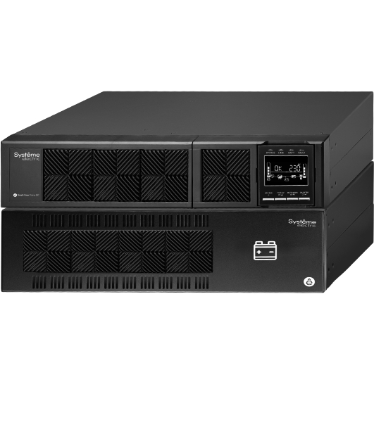 Источник бесперебойного питания Systeme Electriс Smart-Save Online SRT, 5000VA/5000W, On-Line, Extended-run, Rack 2U+3U(Tower convertible), LCD, Out: Hardwire, SNMP Intelligent Slot, USB, RS-232, Pre-Inst. Web/SNMP