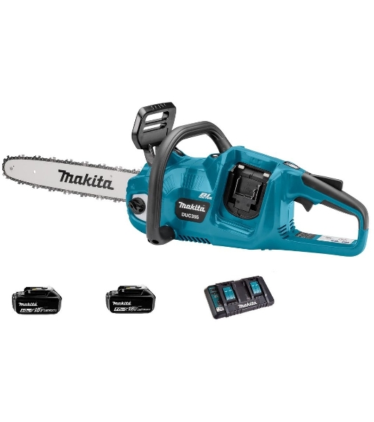 Электрическая цепная пила Makita DUC355PT2 дл.шины:14' (35cm) 2аккум. 5Ач ЗУ