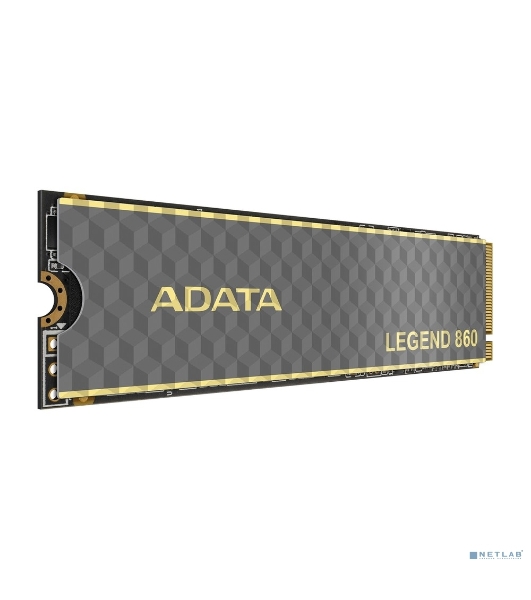 Накопитель SSD ADATA LEGEND 860, 2Tb, PCIe 4.0 x4, M.2 2280, NVMe, R/W 6000/5000, с радиатором