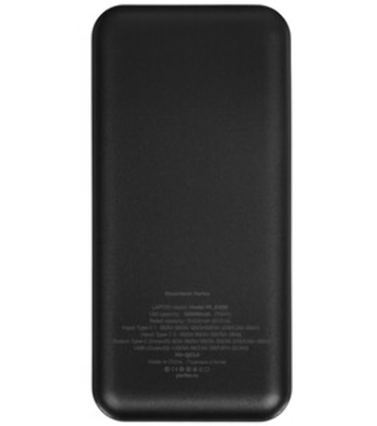 Портативный аккумулятор Perfeo Powerbank LAPTOP 65W 20000 mAh/LED дисплей/PD+QC 3.0/2Type-C/1 USB,max 65W черный