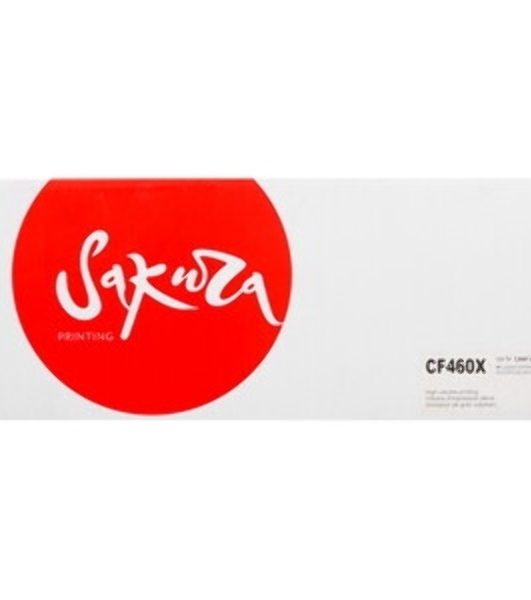 Картридж лазерный Sakura CF460X (HP 656X) для HP Color LaserJet Enterprise M652dn/M652n, M653dn/M653x, черный, 27 000к.