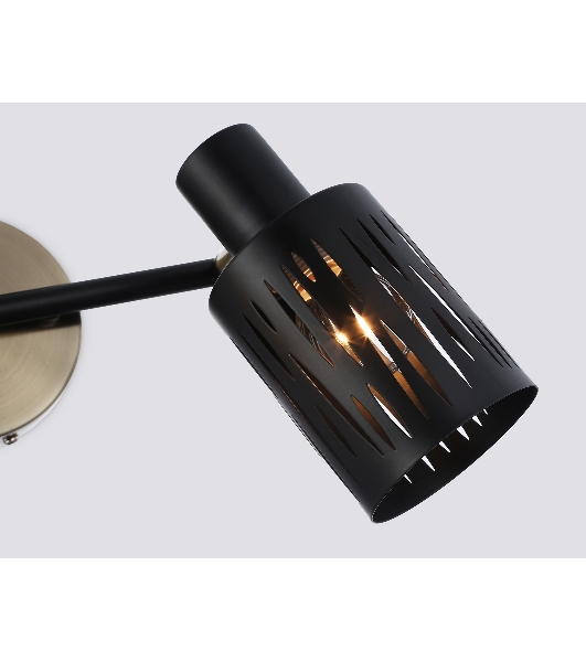 Светильник Ambrella light TR8668/2 BK/SB чёрный/бронза E14/2 max 60W 360*100*190
