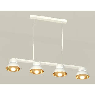 Светильник Ambrella light XB9151101/4 SWH/PYG/CL белый песок/золото желтое полированное/прозрачный GX53 (C9151, N8144)