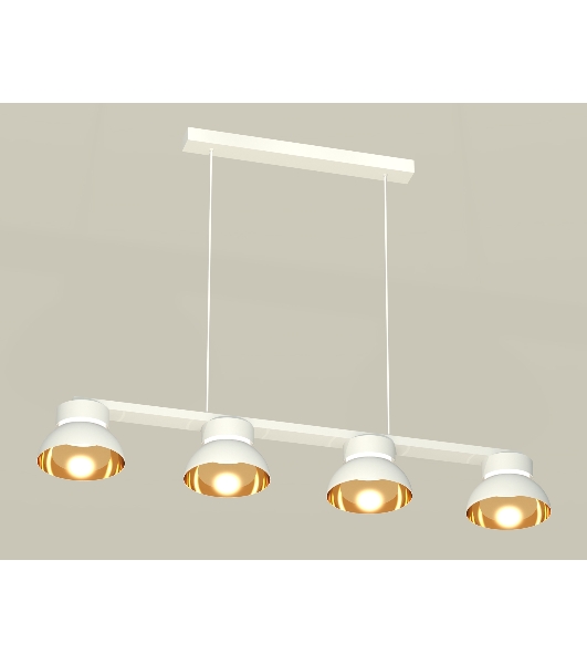 Светильник Ambrella light XB9151101/4 SWH/PYG/CL белый песок/золото желтое полированное/прозрачный GX53 (C9151, N8144)