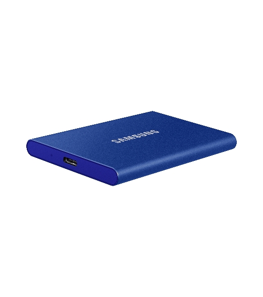 Внешний SSD Samsung T7, 1TB, USB 3.2 Gen 2 Type-C, R/W 1050/1000, синий