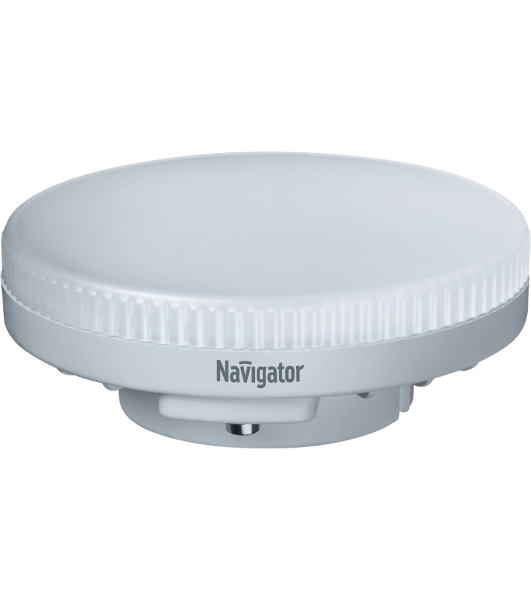 Лампа светодиодная Navigator NLL-GX53-6-230-2.7K 6Вт таблетка 2700К теплый белый GX53 440лм 220-240В