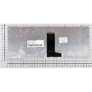 Клавиатура для ноутбука Toshiba Satellite A200 A210 A300 M300 L300 M500 M505 серебристая