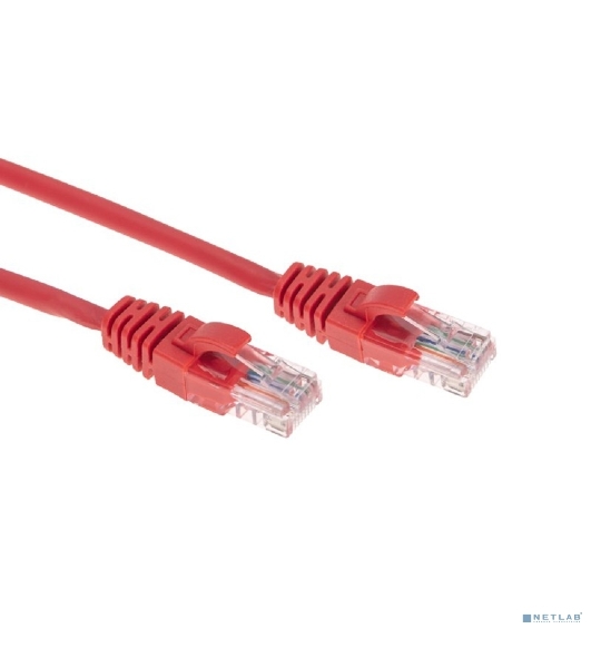 Патч-корд U/UTP Rexant cat.6, RJ45-RJ45, неэкранированный, 26AWG, LSZH, красный, 3 м