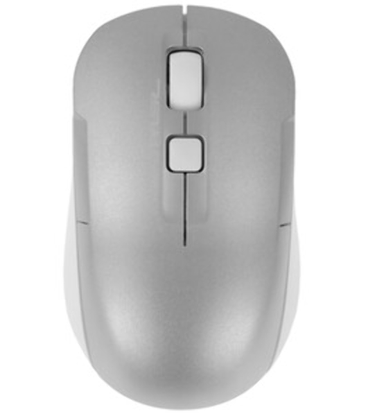 Мышь беспроводная A4Tech Fstyler FB26CS Air2 серебристый/белый, 2000 dpi, радиоканал, Bluetooth, USB, кнопки - 4