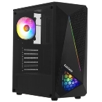 Компьютерный корпус Miditower ExeGate EVO-8225-NPX500 (ATX, БП 500NPX с вент. 12см, 2хUSB+1хUSB 3.0, черный, 2 вент. с RGb подсветкой и полоса на передней панели, боковая панель - закаленное стекло), фото15