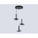 Подвесной светодиодный светильник Ambrella light LH31012/3 GR/SM серый/дымчатый 35W 3000K D450*1790, фото4