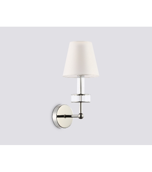 Настенный светильник Ambrella light LH71005 BN/WH никель/белый E14 max 40W 210*150*355