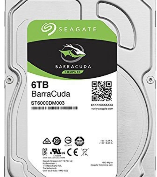 Жесткий диск Seagate 6Tb 5400rpm SATA 6Gb/S 256MB Barracuda 3.5
