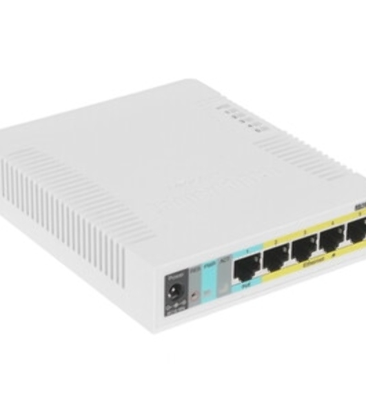 Коммутатор сетевой MikroTik RB260GSP RouterBOARD 260GSP with indoor case and power supply