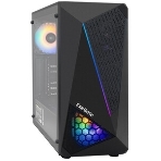 Компьютерный корпус Miditower ExeGate EVO-8225-NPX500 (ATX, БП 500NPX с вент. 12см, 2хUSB+1хUSB 3.0, черный, 2 вент. с RGb подсветкой и полоса на передней панели, боковая панель - закаленное стекло), фото14