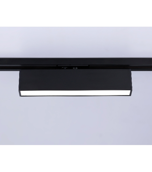Трековый однофазный светильник Ambrella light GL6767 BK черный LED 12W 4200K 300*22*48