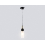 Подвесной светильник LH55101 BK/FR/TI черный/белый матовый/янтарь E14 max 40W D55*1500, фото7