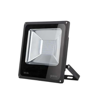 Прожектор светодиодный Gauss LED 50W IP65 6500К черный 1/6