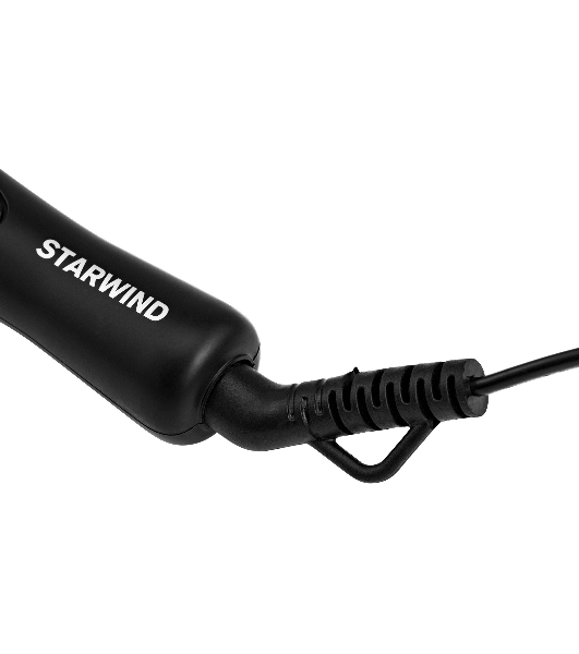 Щипцы для завивки волос Starwind SHS 7035 черный/фиолетовый, 13-19 мм, 200 °C, 1 режим