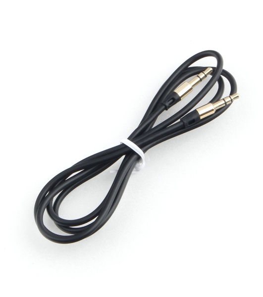 Кабель аудио Cablexpert CCAB-01-35MM-1MB, 3.5 Jack (M)/3.5 Jack (M), черный, 1м, блистер