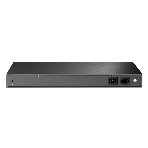 Коммутатор TP-Link JetStream 24-портовый управляемый SFP уровня 2+, 20 гигабитных SFP-портов и 4 гигабитных комбинированных порта SFP/RJ45, фото 1