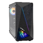 Компьютерный корпус Miditower ExeGate EVO-8225-EVO800 (ATX, БП EVO800RGb с вент. 12см, 2хUSB+1хUSB 3.0, черный, 2 вент. с RGb подсветкой и полоса на передней панели, боковая панель - закаленное стекло), фото13